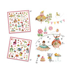 Djeco 160 stickers theekransje met prinsessen