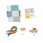 Djeco rijgen met chenilledraad