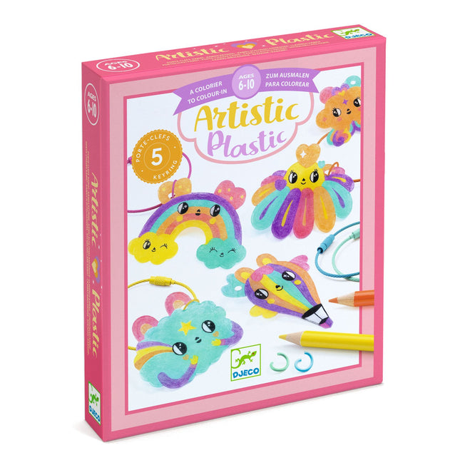 Djeco Artistic Plastic sleutelhanger kawaii