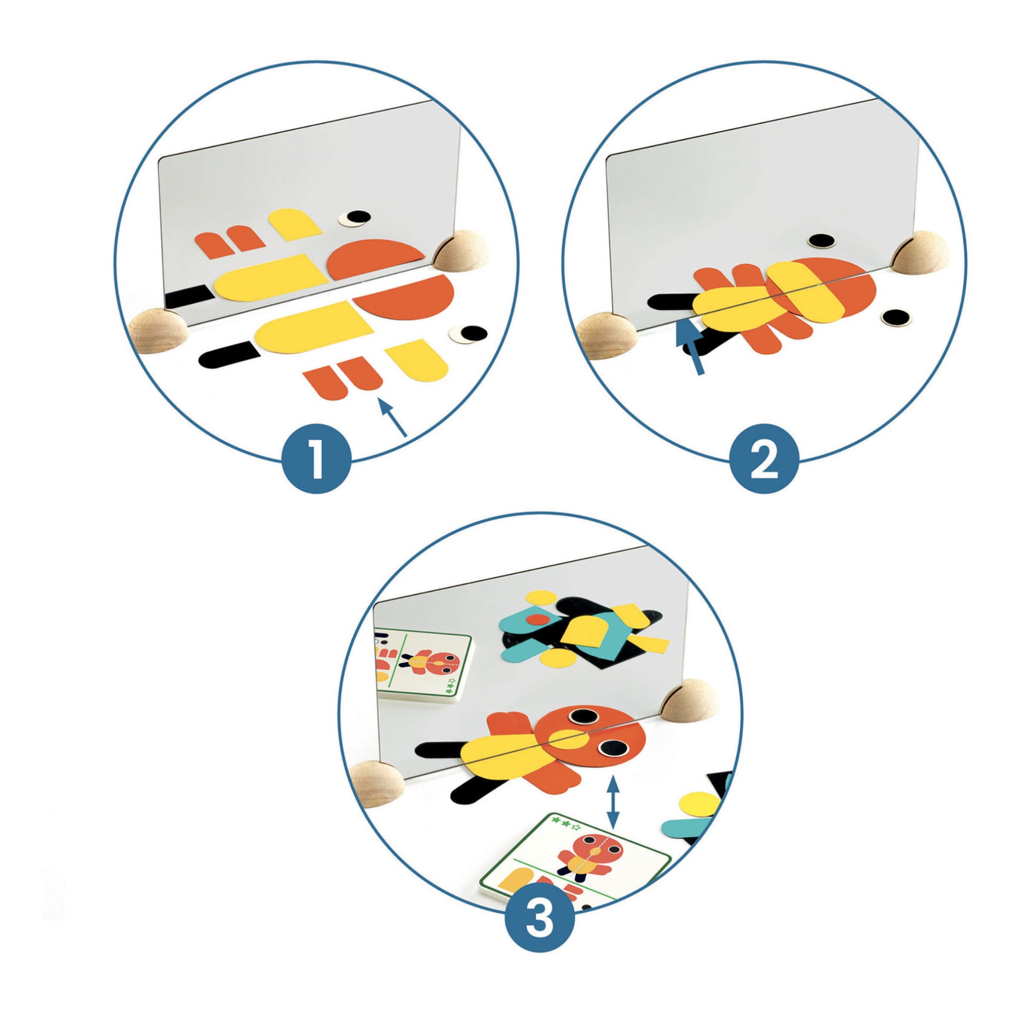 Djeco Ze Mirror dieren