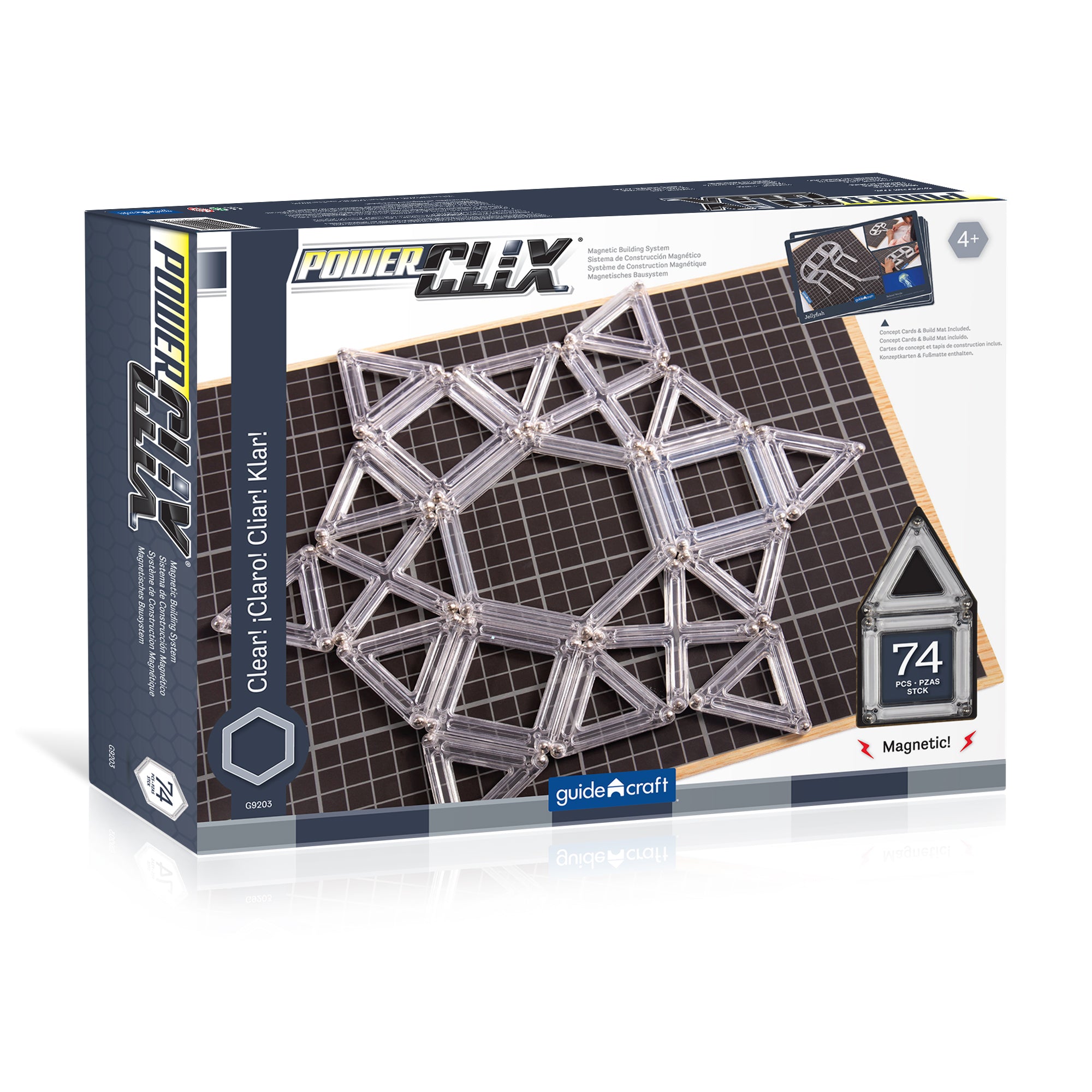 Guidecraft PowerClix clear frames 74 stukken