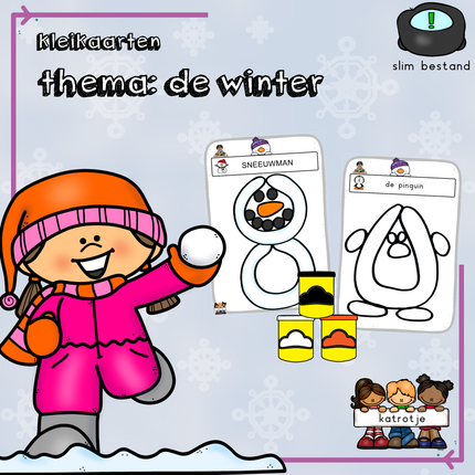 Katrotje | Kleikaarten winter