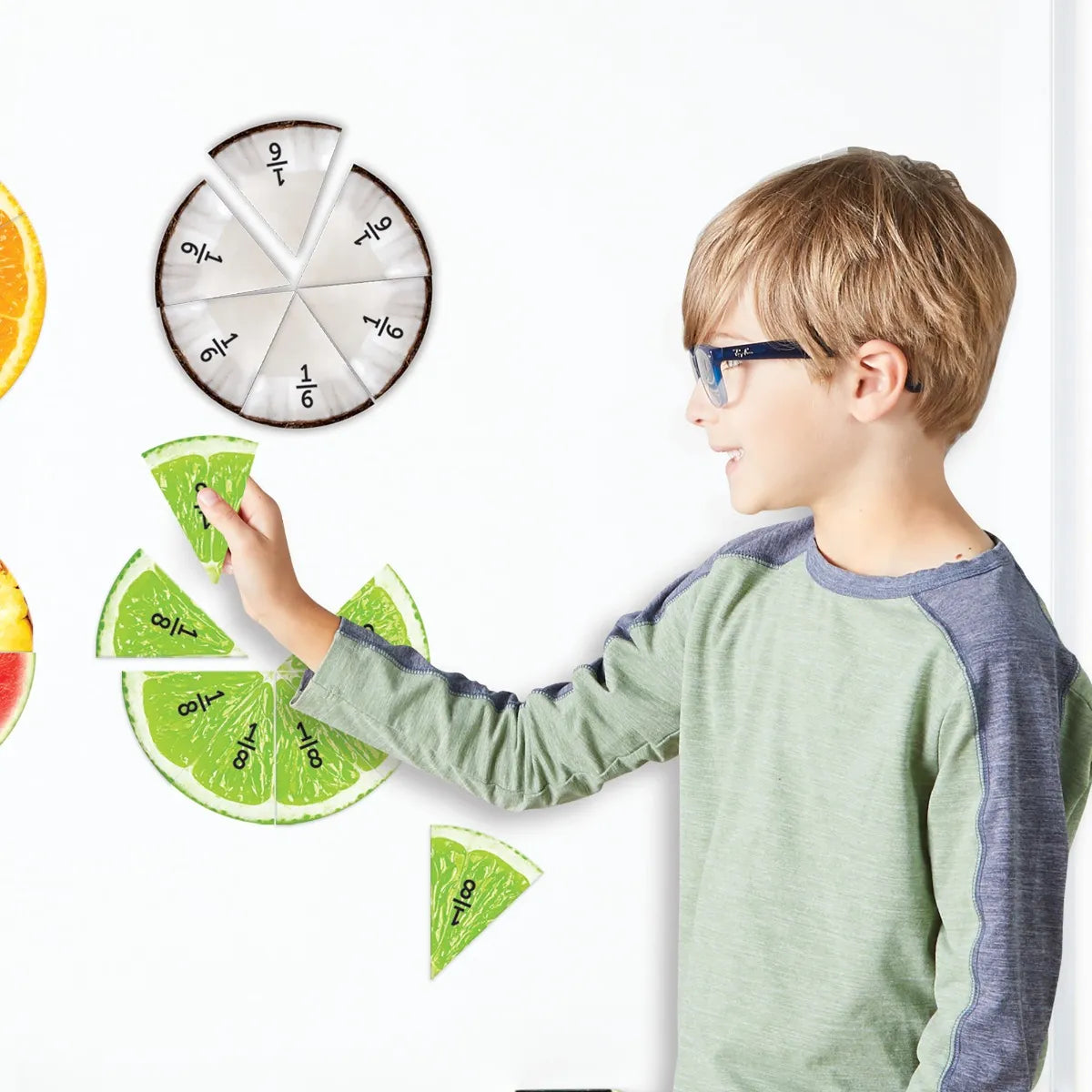 Learning Resources magnetische fruit breuken