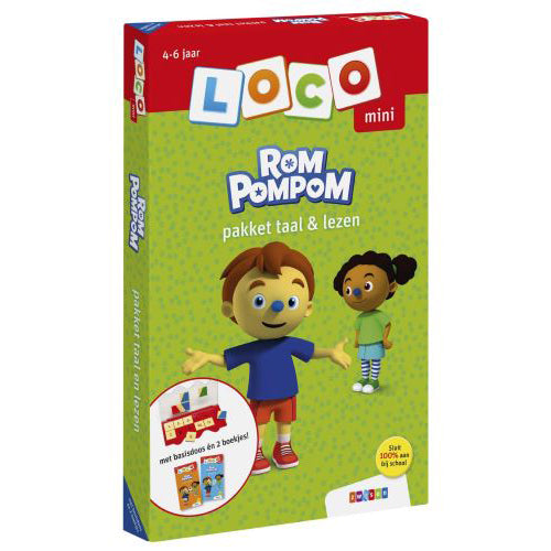 Mini Loco - Loco mini rompompom pakket taal & lezen