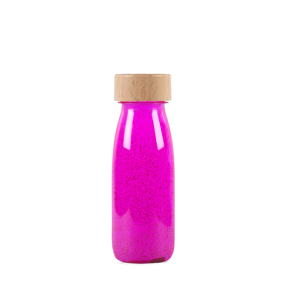 Petit Boum sensorische fles Float fluo roze Glow in the Dark