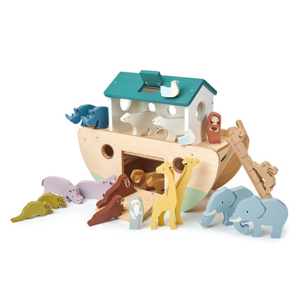 Tender Leaf grote houten ark van Noah