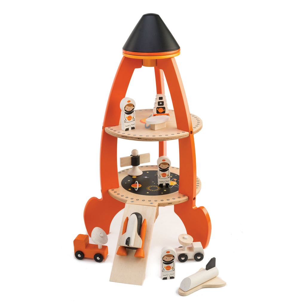 Tender Leaf Cosmic Rocket Set houten raket