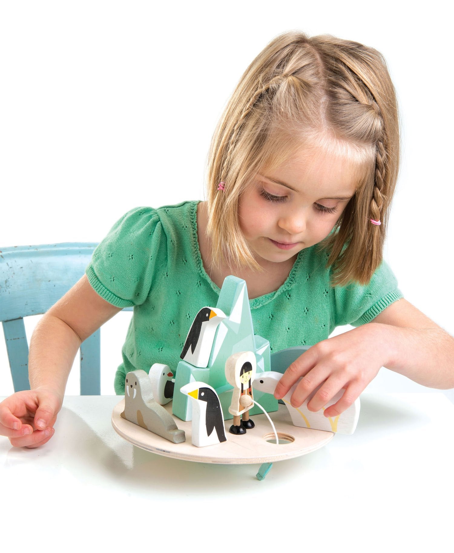 Tender Leaf spel balancerende poolcirkel