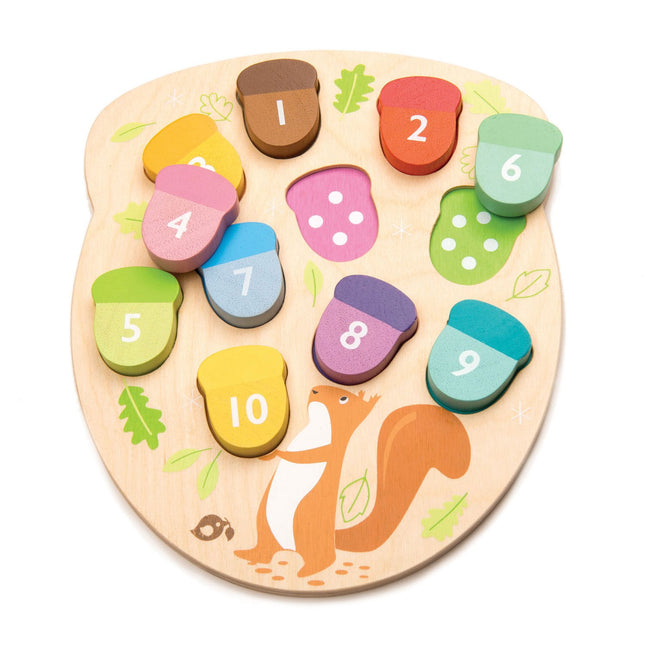 telpuzzel met eikels