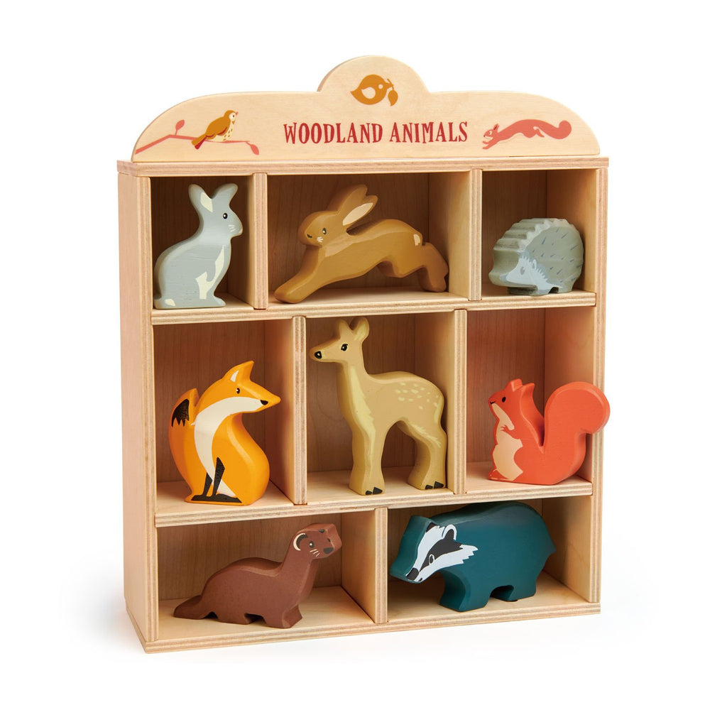 Tender Leaf set houten bosdieren