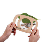 Tickit houten vergrootglas met 2 handgrepen