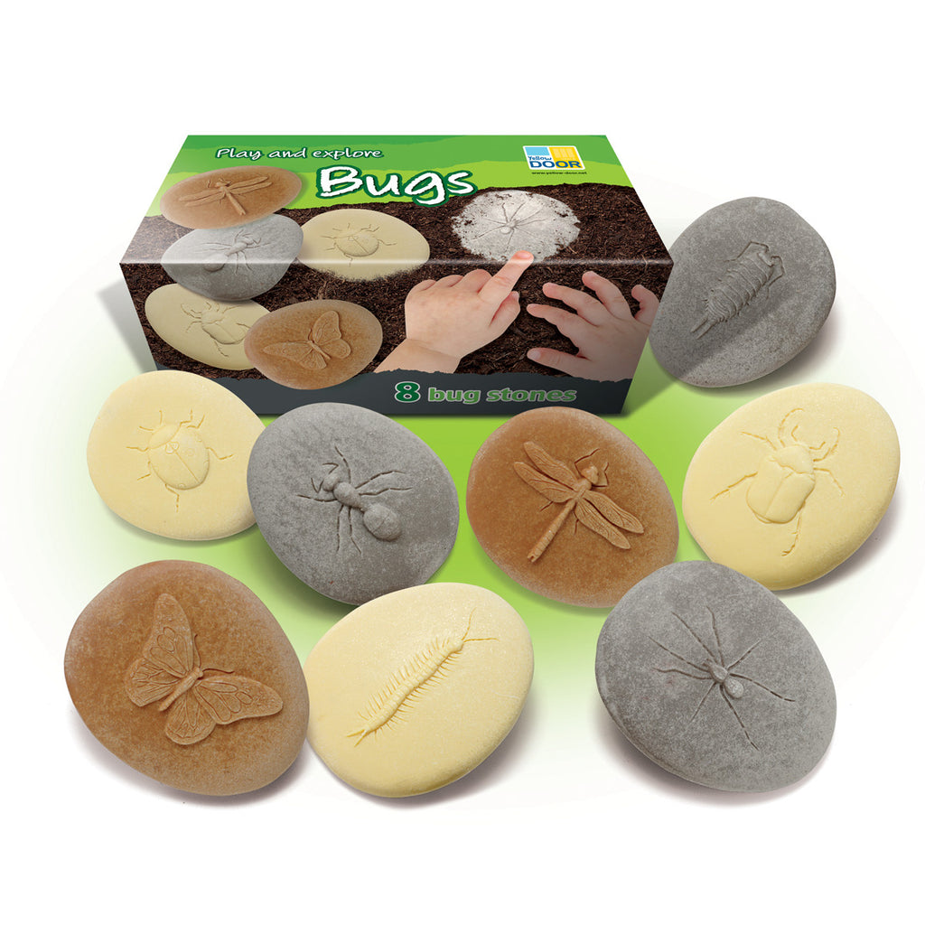 Yellow Door stenen met insecten