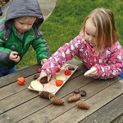 Yellow Door houten tray met 10 vakken