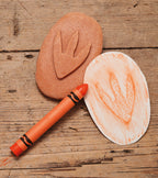 Yellow Door ontdekstenen pootafdrukken dinosaurussen