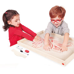 Akros zandtafel met krijt- en whiteboard XL