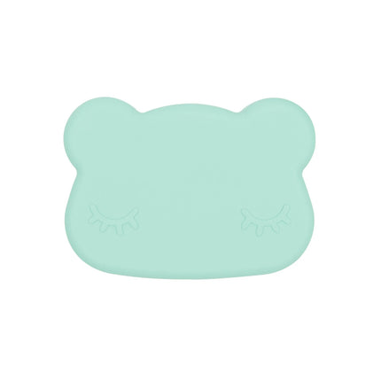 We Might be Tiny snackie bear minty green