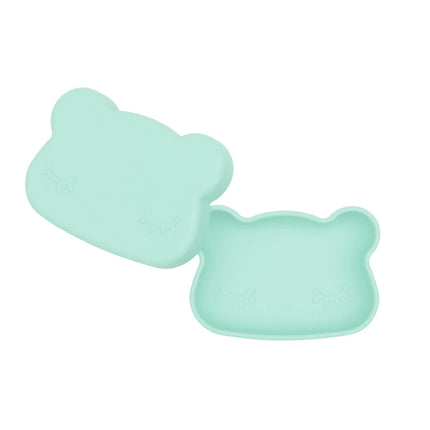 We Might be Tiny snackie bear minty green