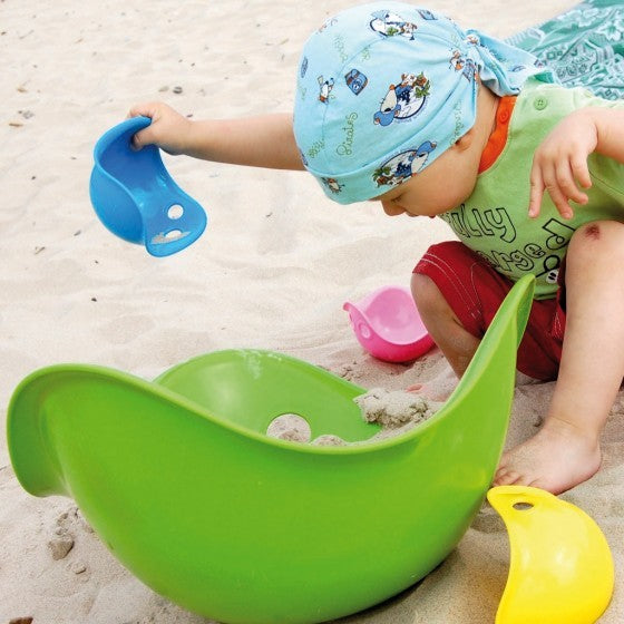 de Bilibo in het zand