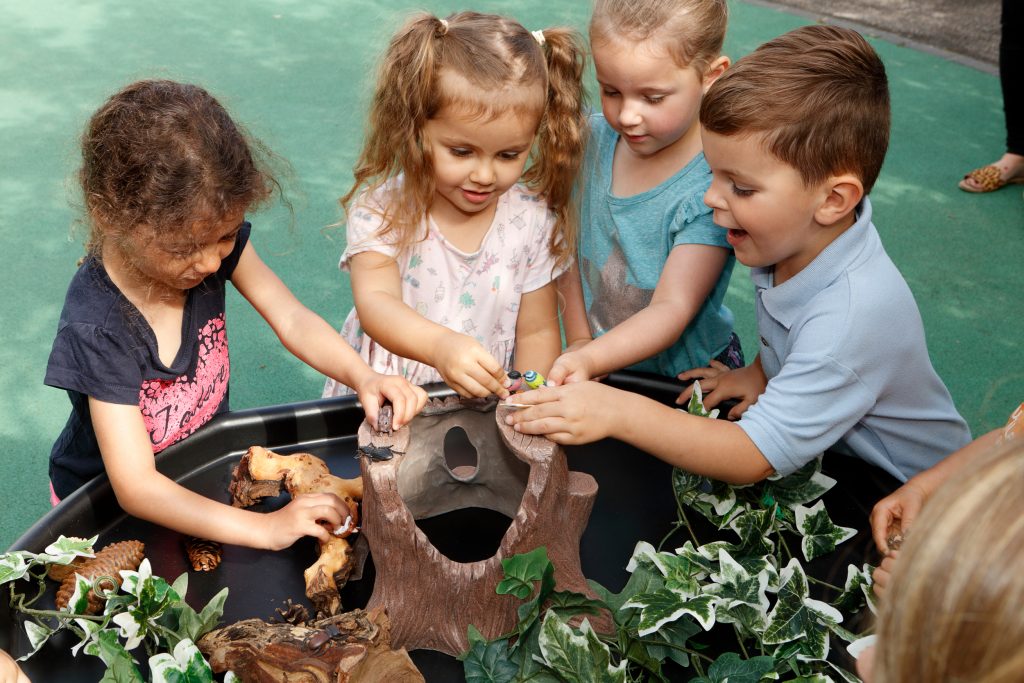 Yellow Door grote boomstam speelhabitat