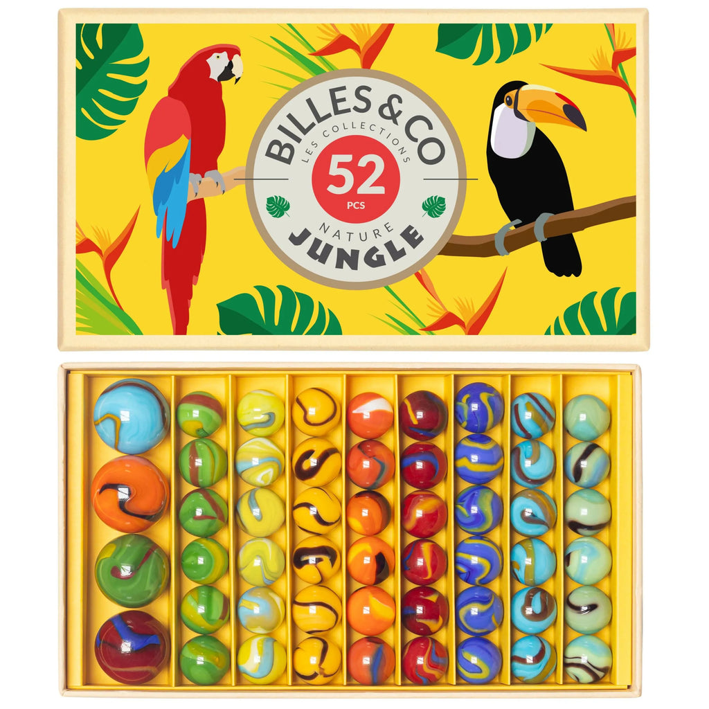 Billes & Co box Jungle 2: 52 knikkers