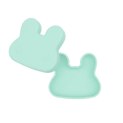 We Might be Tiny snackie bunny minty green