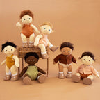 dinkum dolls in rompers