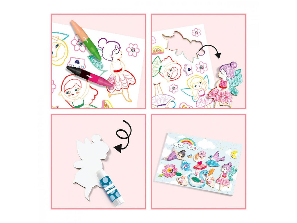 Djeco knutselset een wereld creëren meisjes