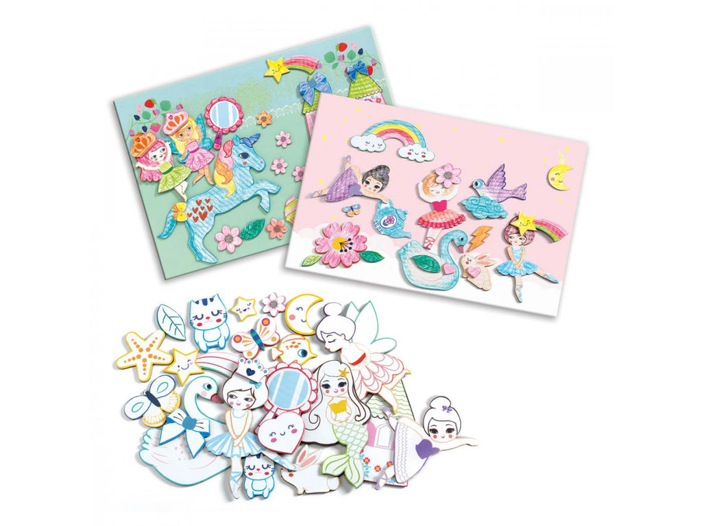 Djeco knutselset een wereld creëren meisjes