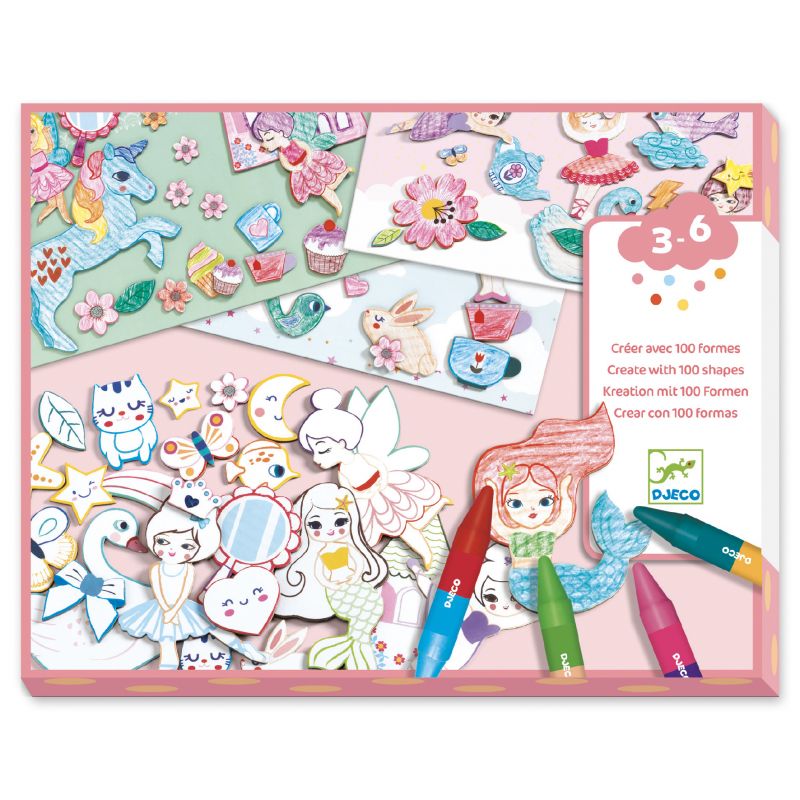 Djeco knutselset een wereld creëren meisjes