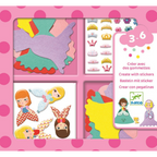 Djeco stickerset prinsessen