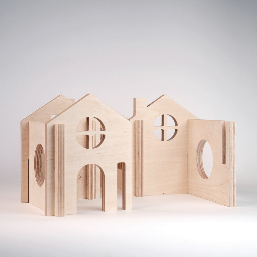 Flockmen city set van 8