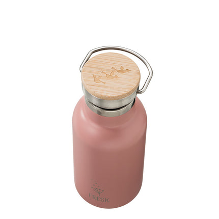 Fresk thermosfles uni 350ml ash rose met vogels