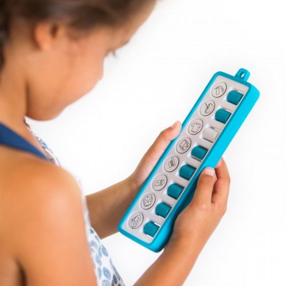 Gezinnig checkpad blauw