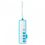 Gezinnig checkpad blauw