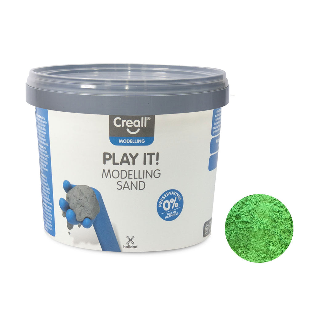 Creall Play it! sensorisch zand groen