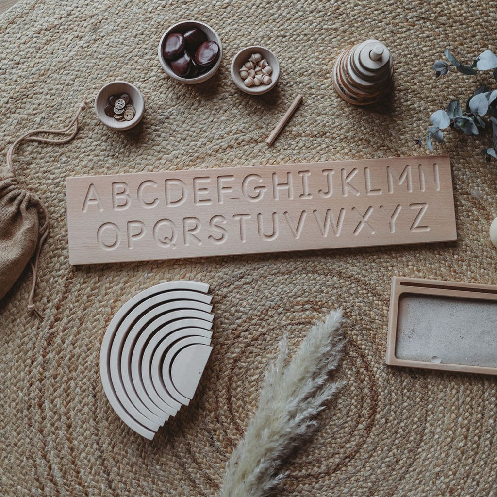 Coach House houten traceerbord met cursieve letters