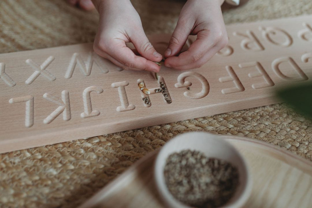Coach House houten traceerbord met cursieve letters