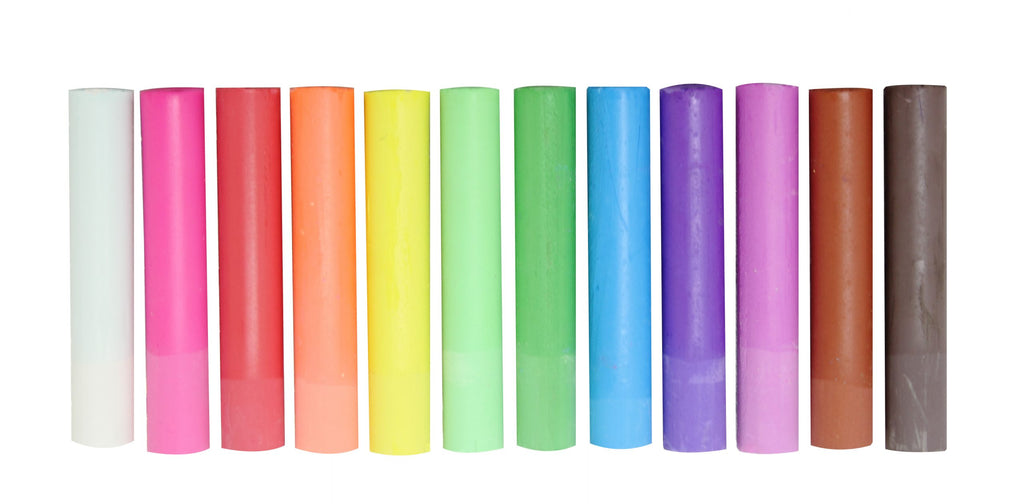 Kitpas art chalk 12 krijtjes