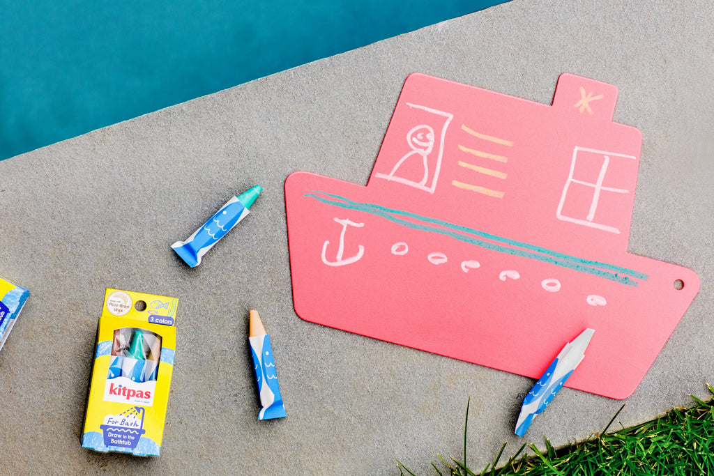 Kitpas tekenbord voor in bad boot