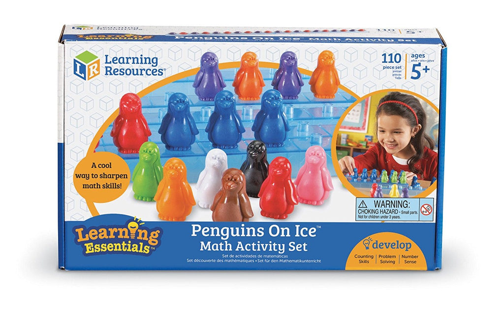 Learning Resources rekenactiviteiten met pinguins op ijs verpakking