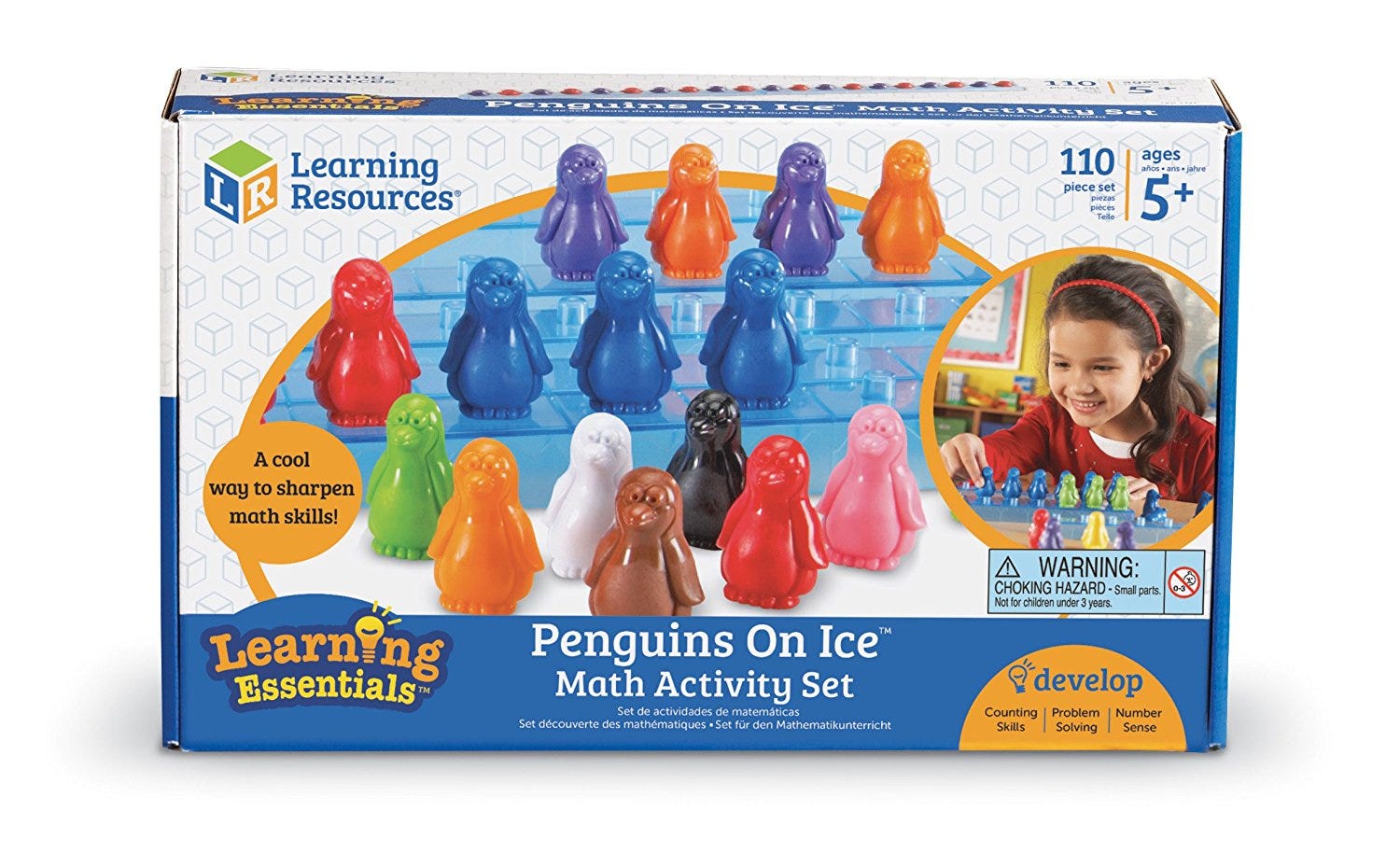 Learning Resources rekenactiviteiten met pinguins op ijs verpakking
