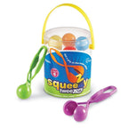 Learning Resources squeezy tweezers - set van 6 in de verpakking