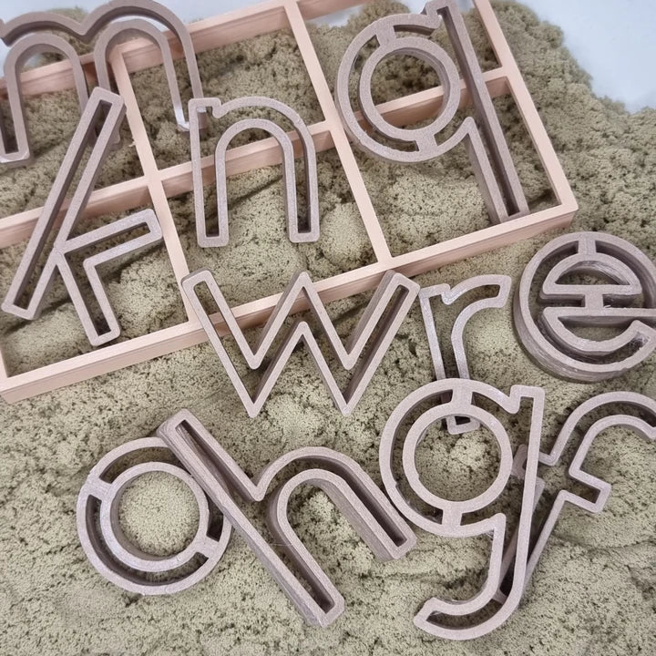 Grennn houten letter uitstekers A t/m Z