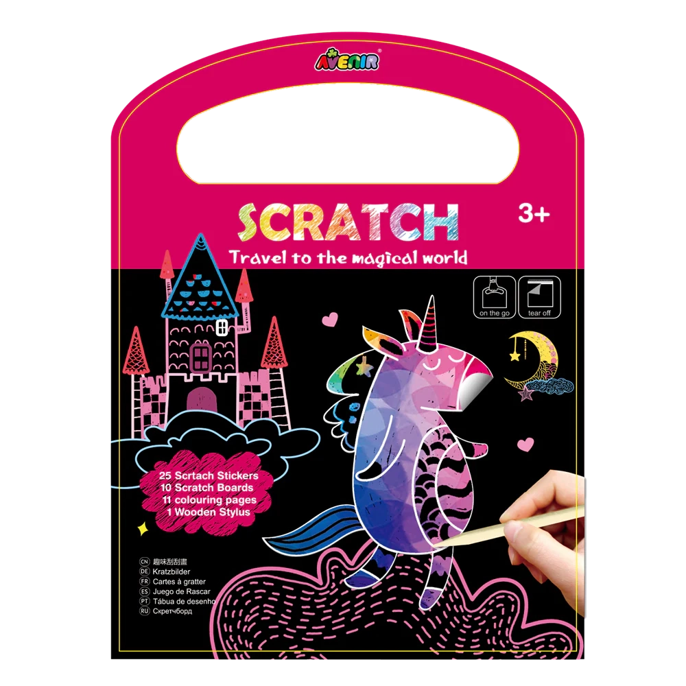 Avenir scratch book 3-in-1 magische wereld