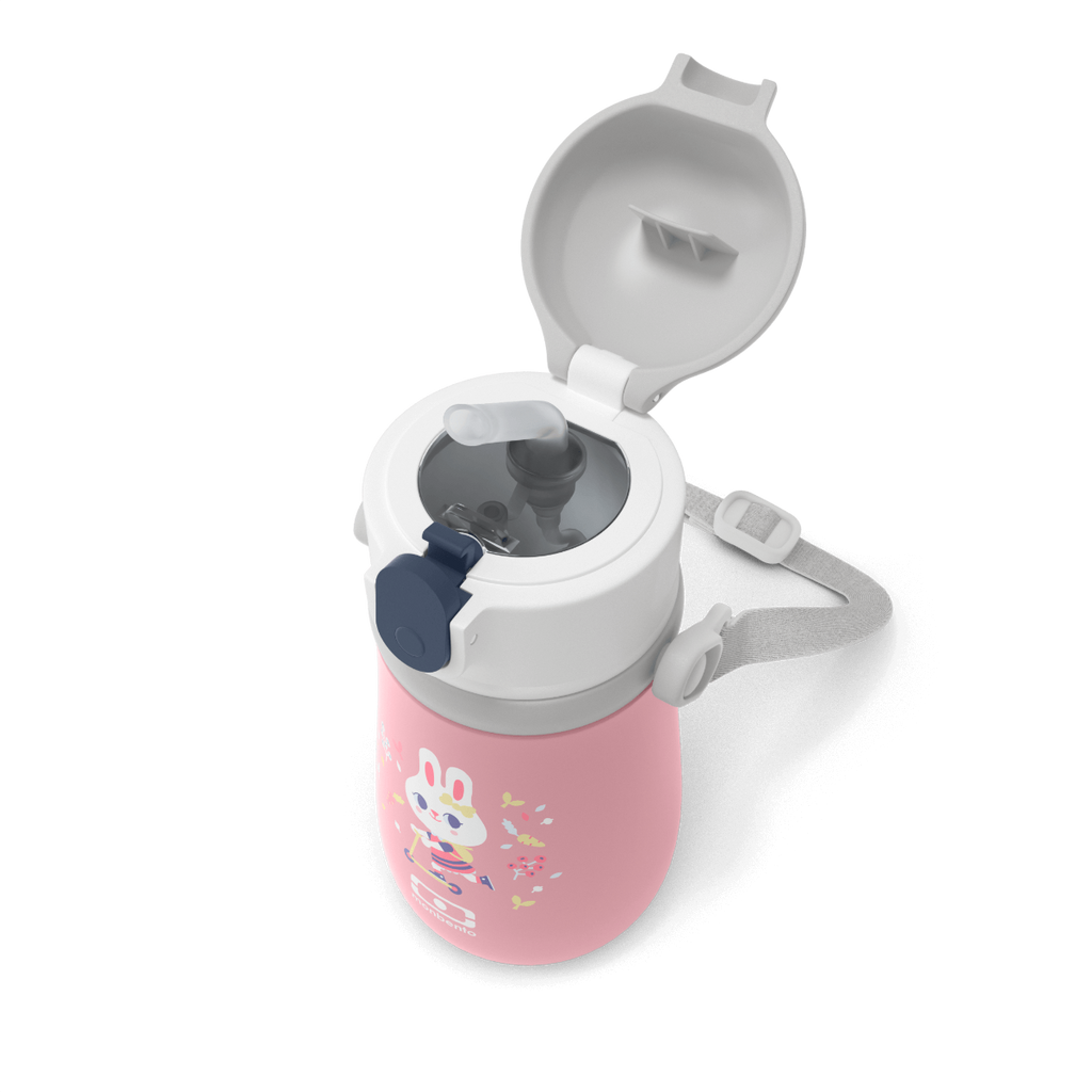 Monbento MB Stram pink bunny drinkfles