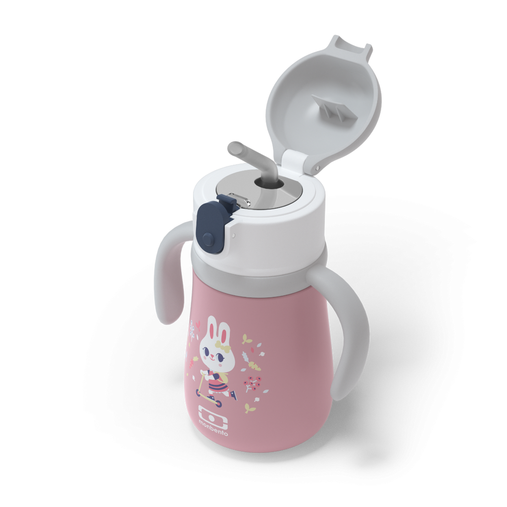 Monbento MB Stram pink bunny drinkfles