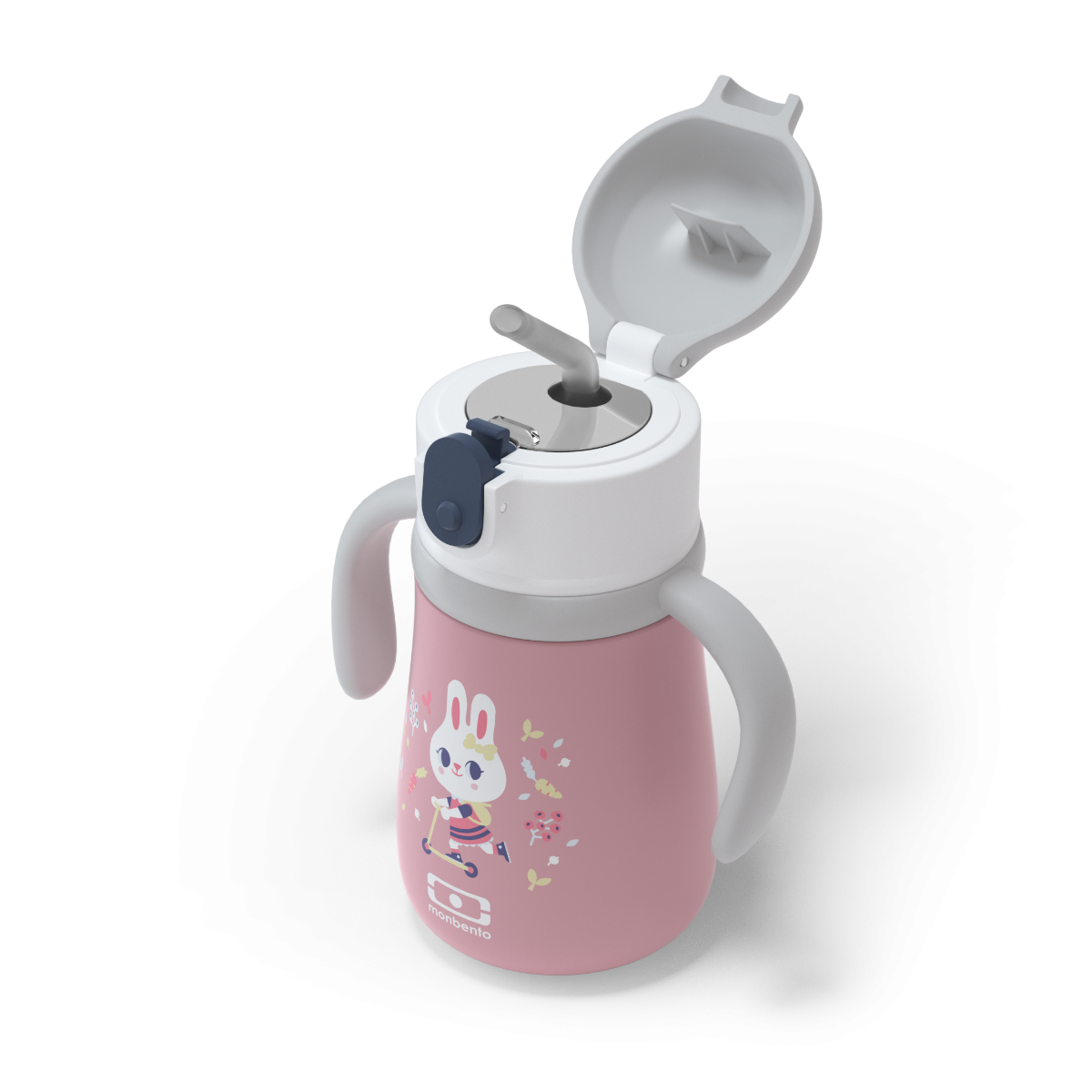 Monbento MB Stram pink bunny drinkfles
