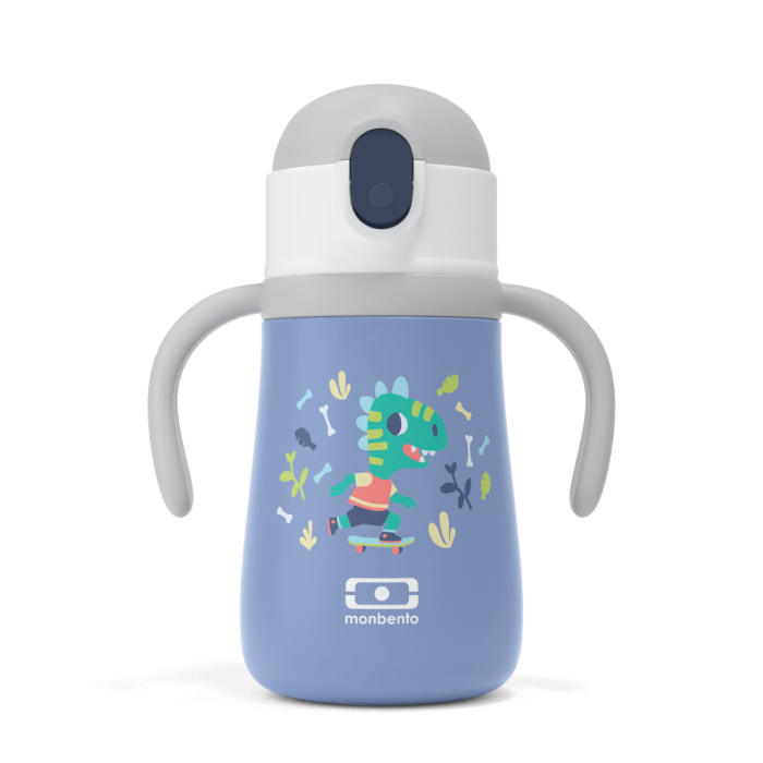 Monbento MB Stram blue dino drinkfles