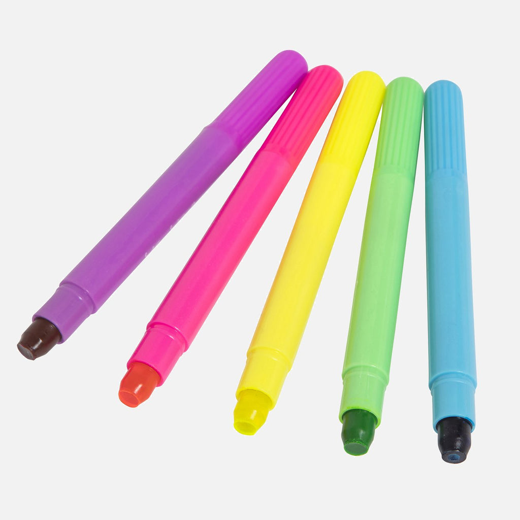 Tiger Tribe neon gel crayons 5 stuks