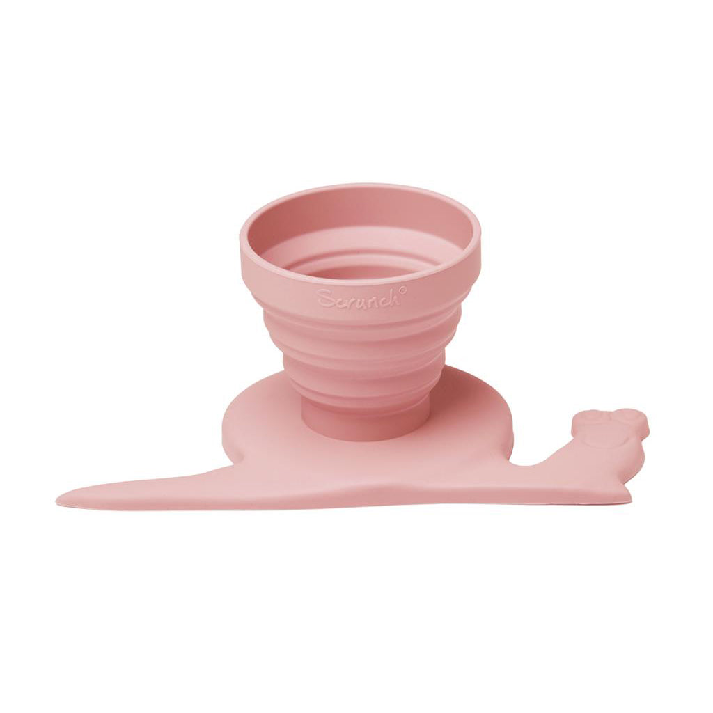 Scrunch regenwater meter oude roze